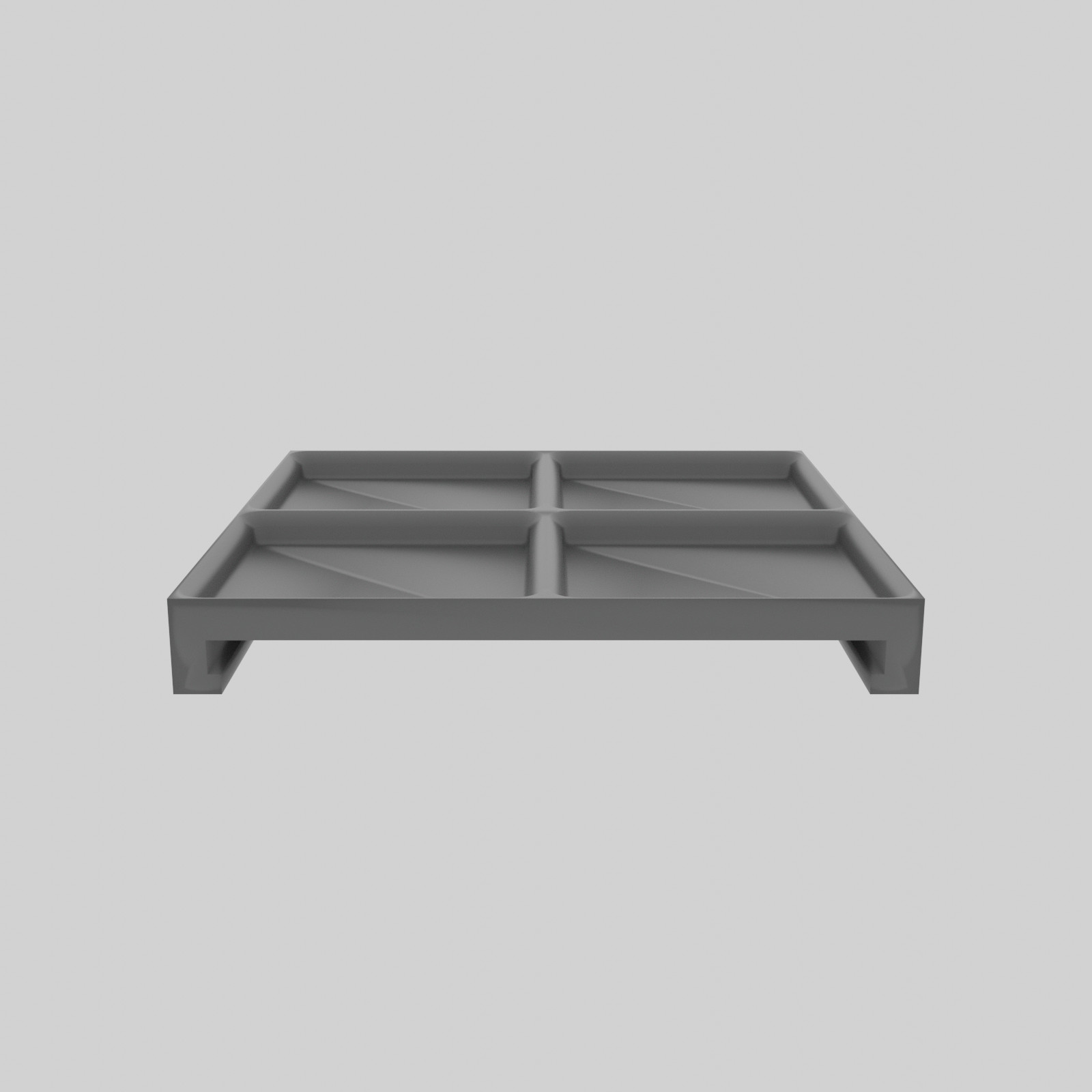 Drawers with Dividers and Gridfinity Attachment PC accessory Black PETG 3D Print