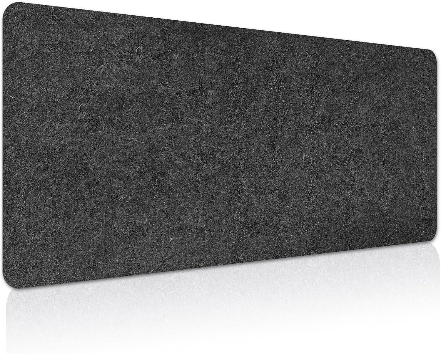Large Felt Desk mat 36×12 inches, with Non-Slip Full Desk Mouse Pad,Office