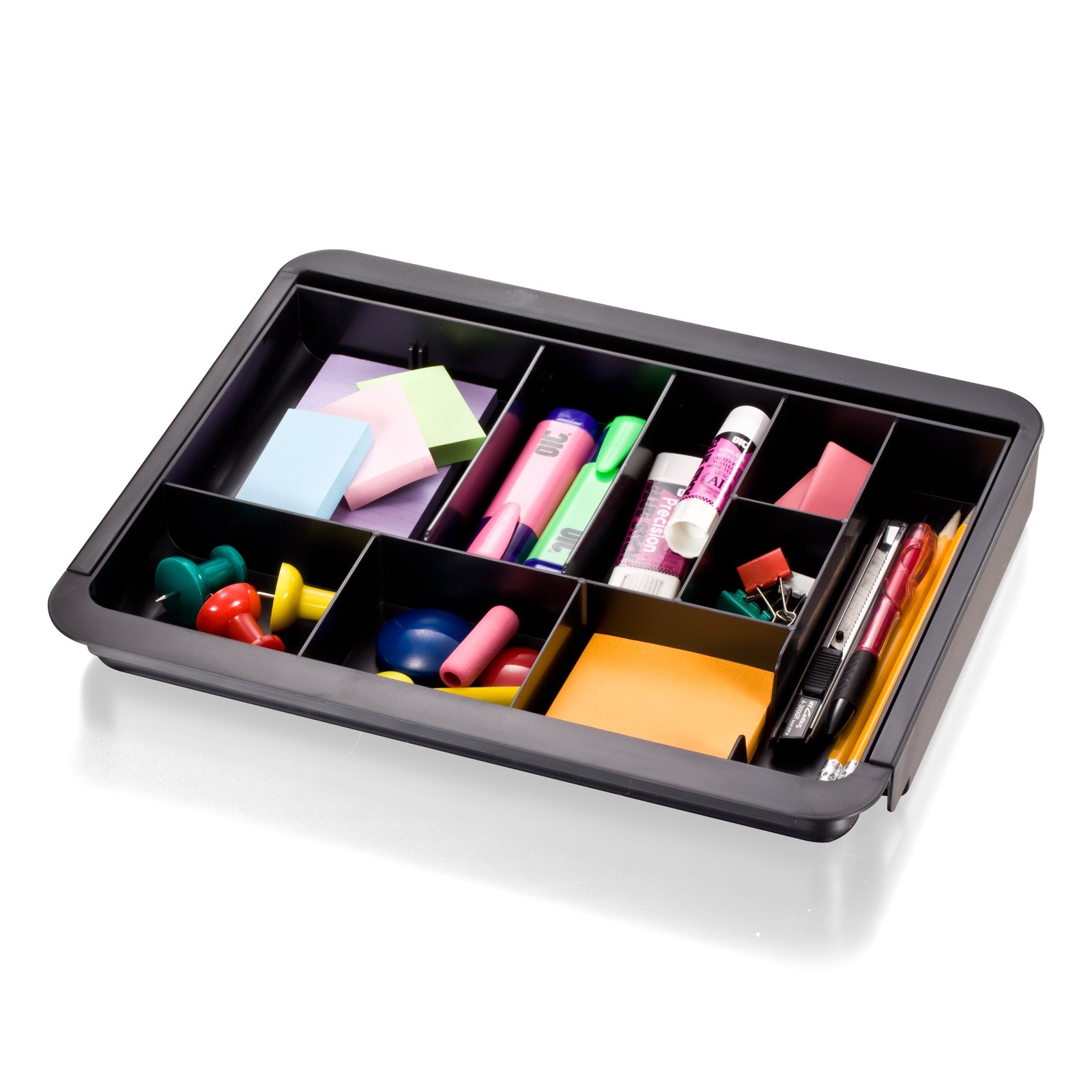 Expandable Drawer Organizer Tray, Adjustable 10.3″–16″ Width, Customizable Co…