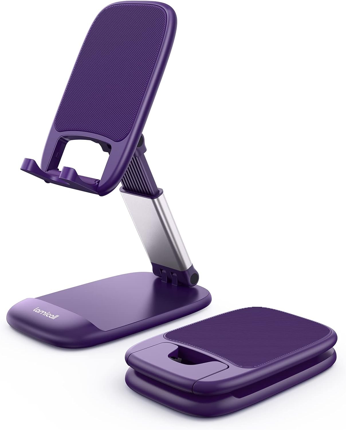 Lamicall Purple Phone Holder for Desk – Dark Cellphone