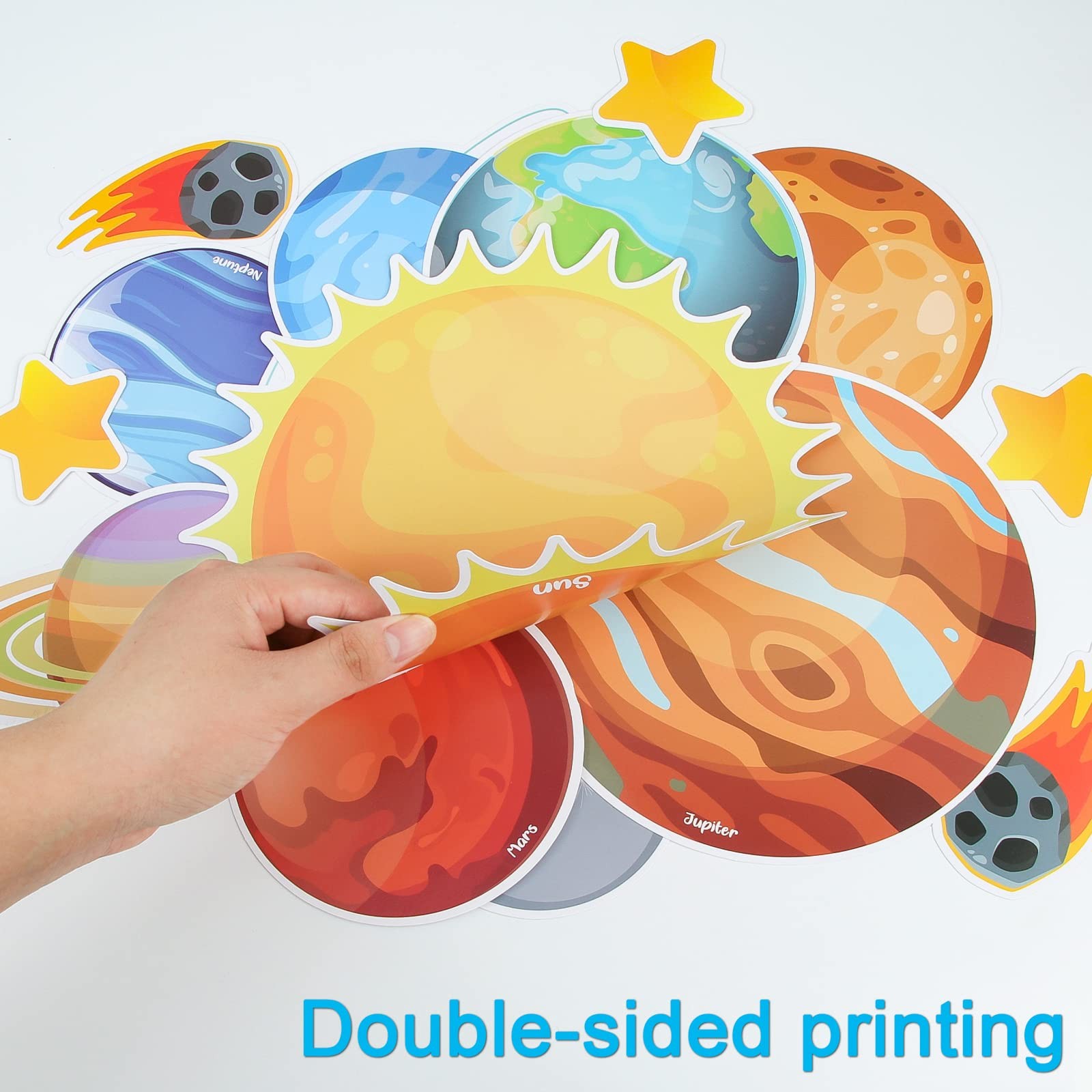 42 Pcs Solar System Cutouts Planet for Bulletin Board