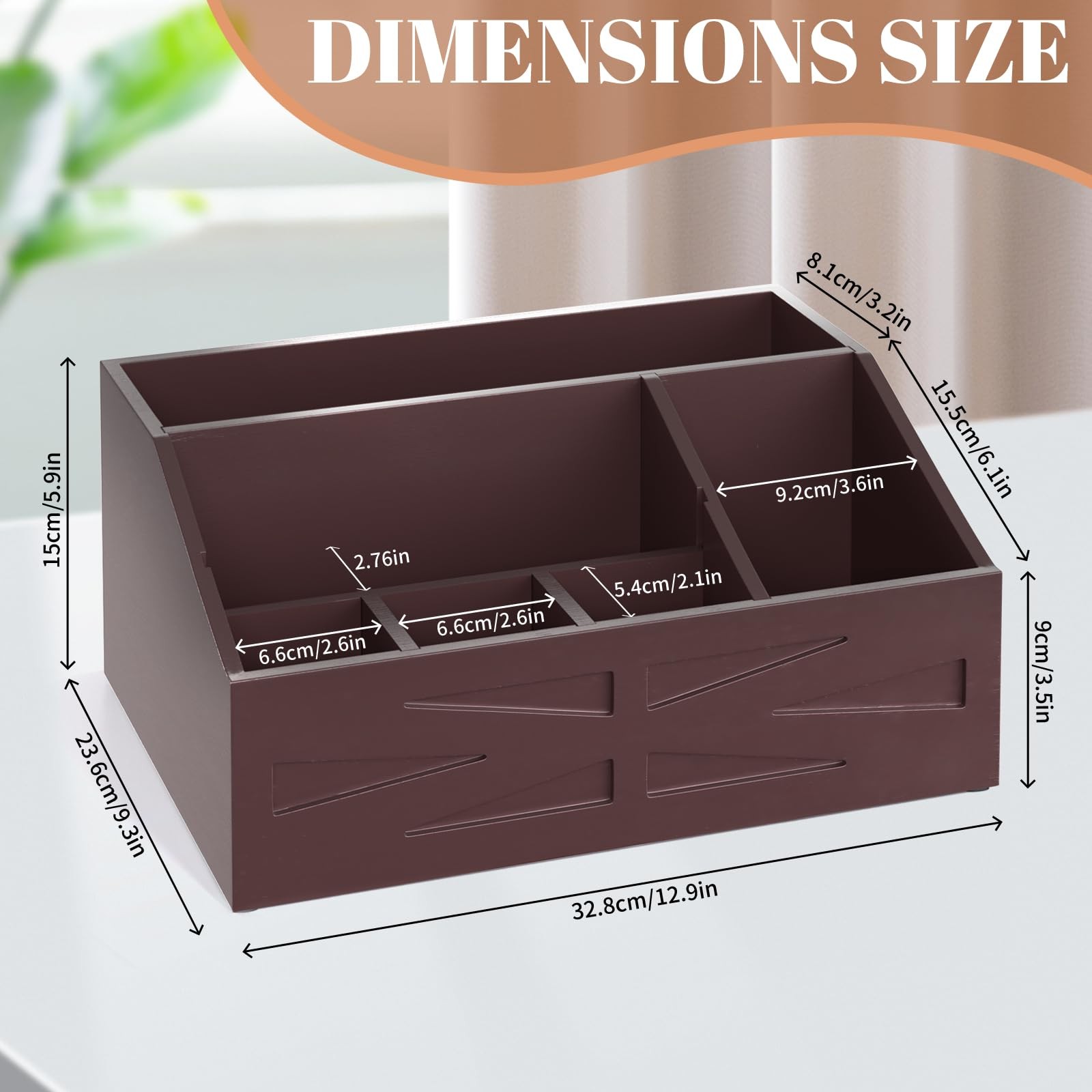 Large Organizer Countertop,Farmhouse Desk and Kitchen Countertop Storage, Let…