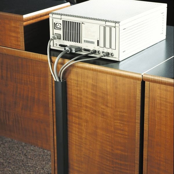 Master Caster 00207 Locking Channel, Wall/Desk, 5/8Hx48l In