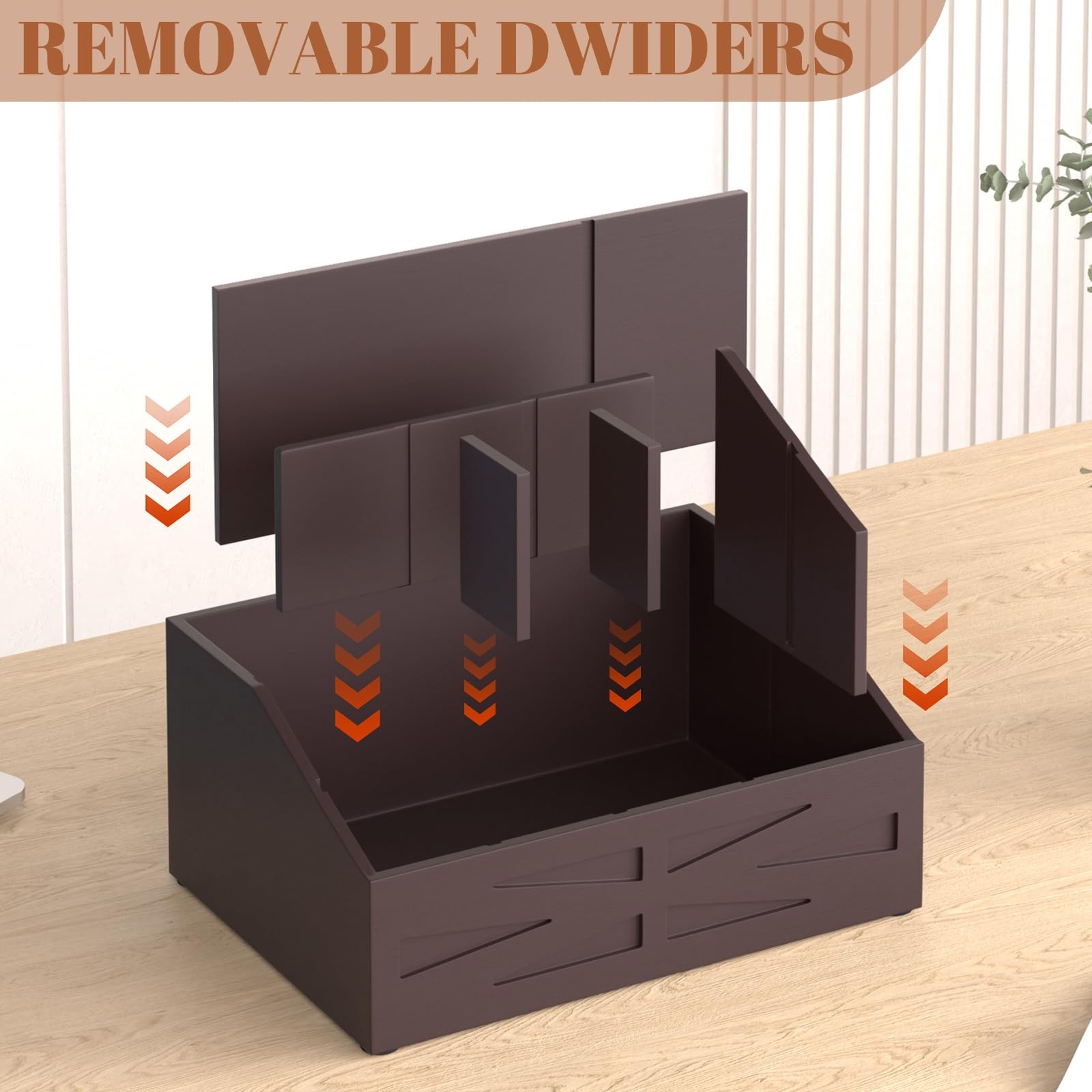 Large Organizer Countertop,Farmhouse Desk and Kitchen Countertop Storage, Let…