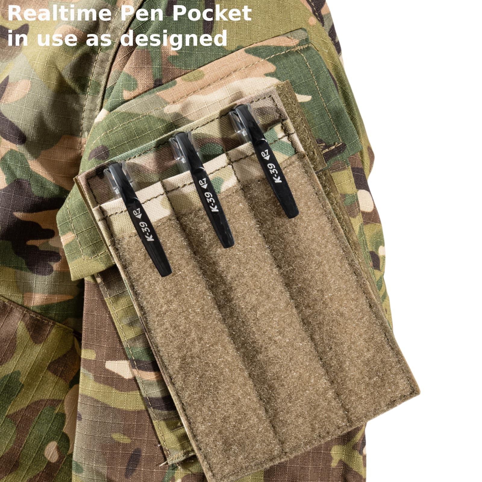 Tactical Pen Holder, Patch Holder for Army and Air Force OCP Uniforms, OCP Ho…