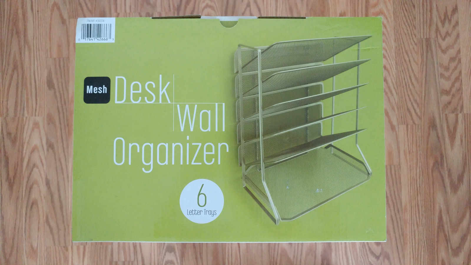 Seville Classics Mesh Letter 6-Tray Desk Wall Organizer Office Home New
