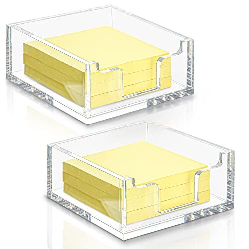 Clear Acrylic Notepad Holder Sticky Note Holder Sticky Notepad Holder