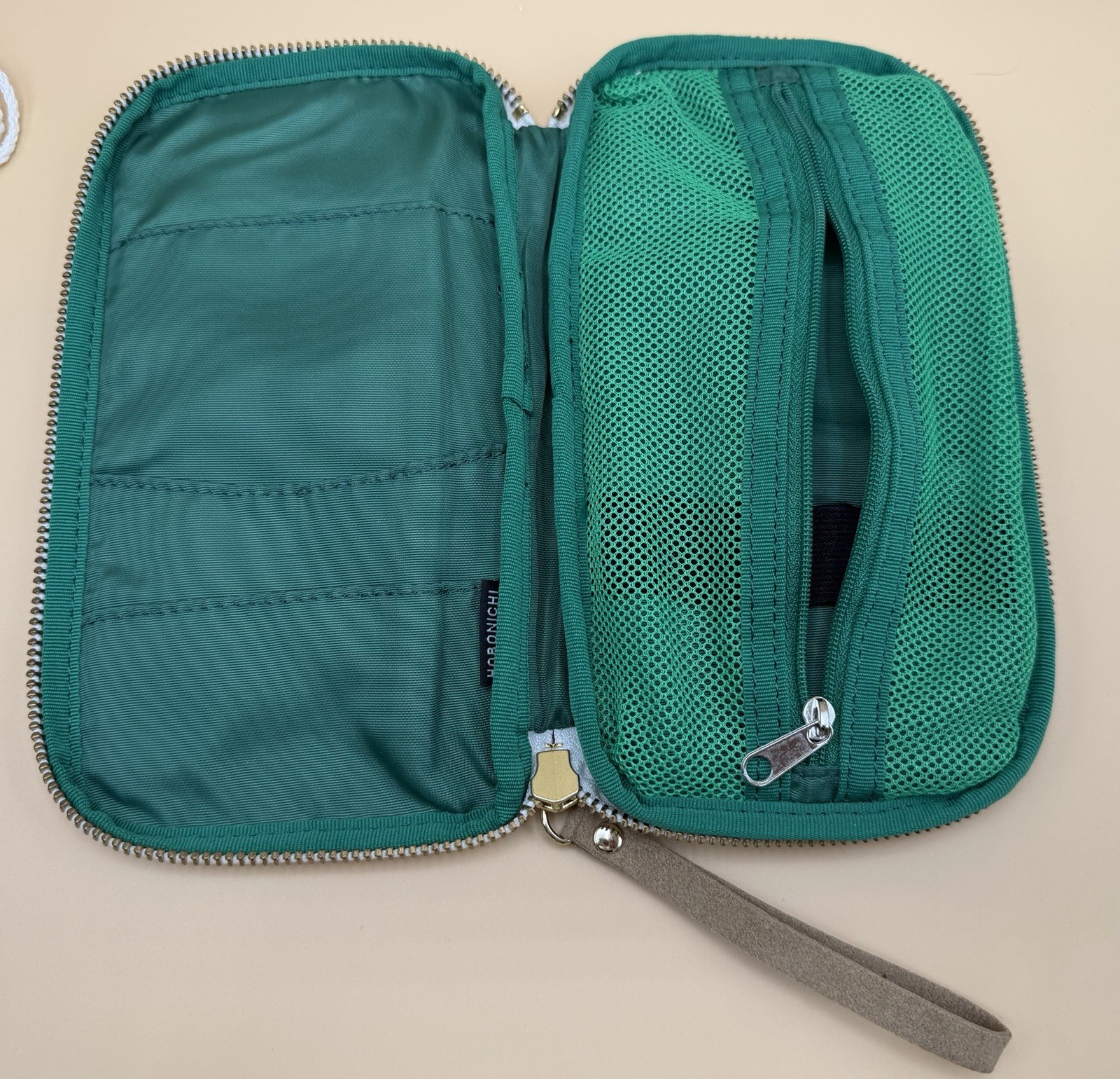 Hobonichi Small Drawer Pouch Bow & Tie Cactus Zip Organizer Wristlet Case
