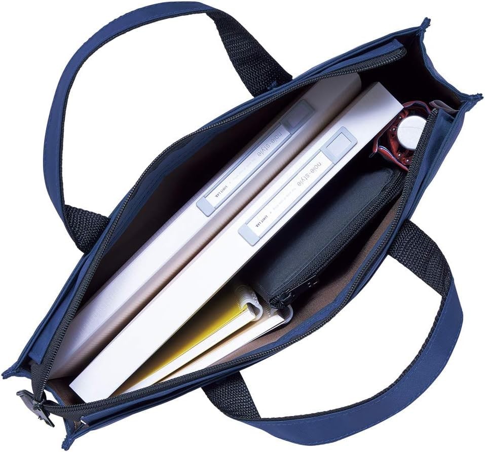 LIHITLAB LAB Slim Pen/Pencil Pouch, Wide, 0.7 × 5.5 × 8.5 Inches, Black (A765…
