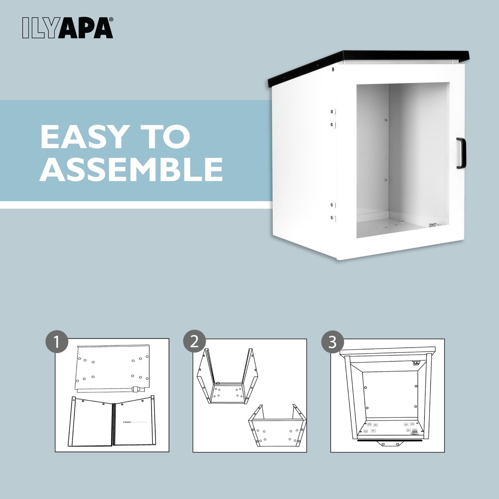 Ilyapa Outdoor Library Book Box – Free Literature Exchange Kit for Outside