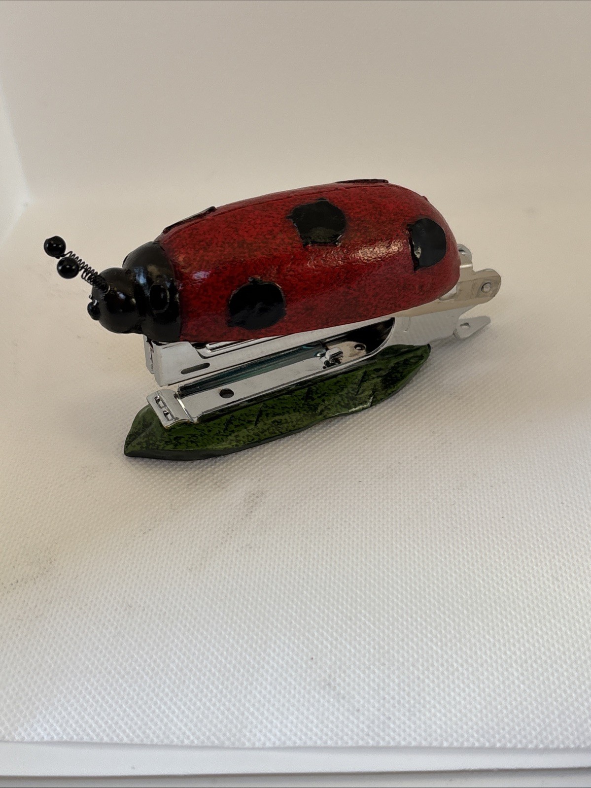 Vintage Ladybug Ceramic Desk Set. New Vintage. Wildlife Foundation Ranger Gift