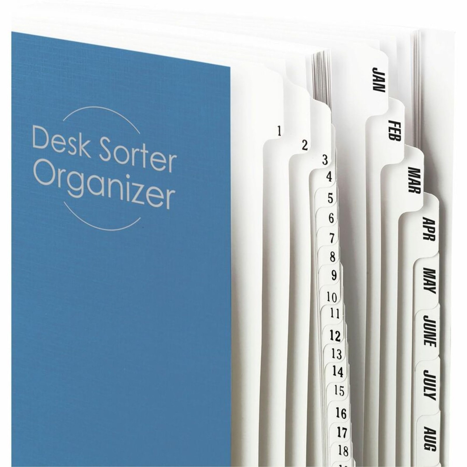 Smead Desk File/Sorter, Daily (1-31) and Monthly (Jan-Dec), 43 Dividers, Letter