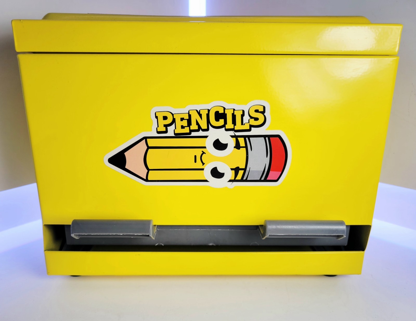 Yellow Classroom Pencil Dispenser & Pencils
