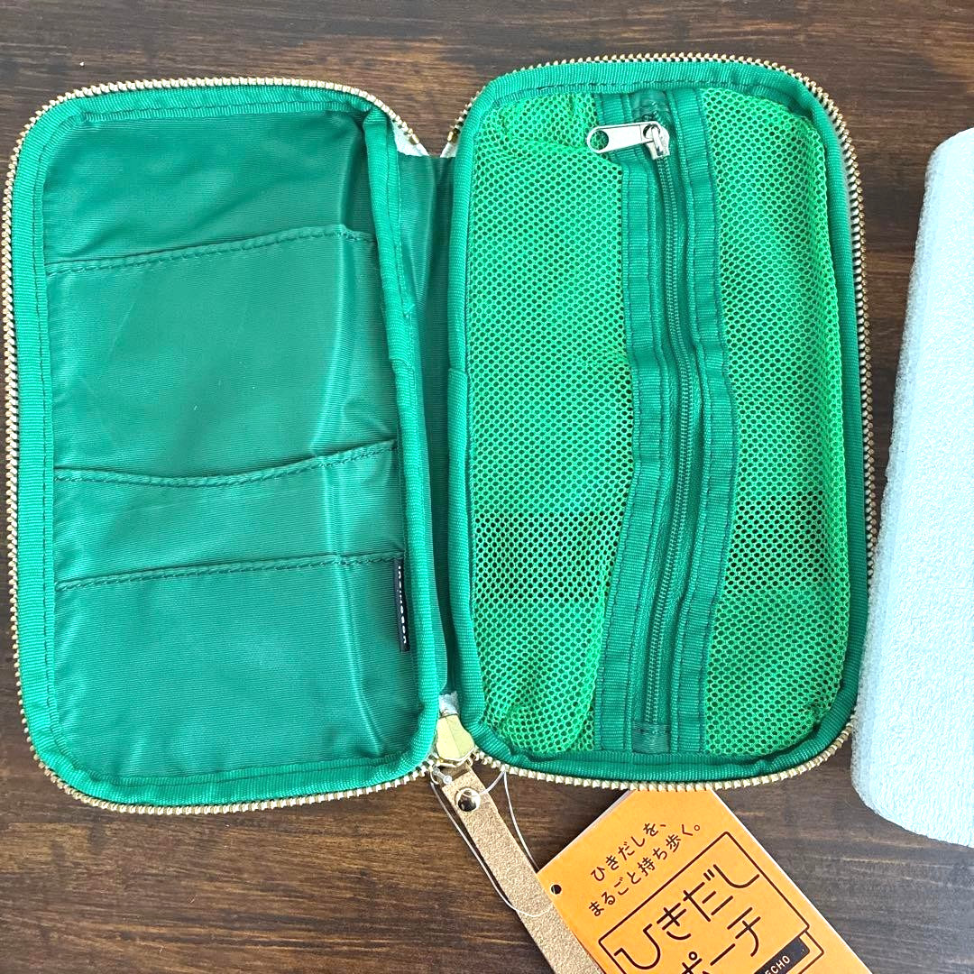 Hobonichi Techo Small Drawer Pouch Bow & Tie Cactus Japan NEW