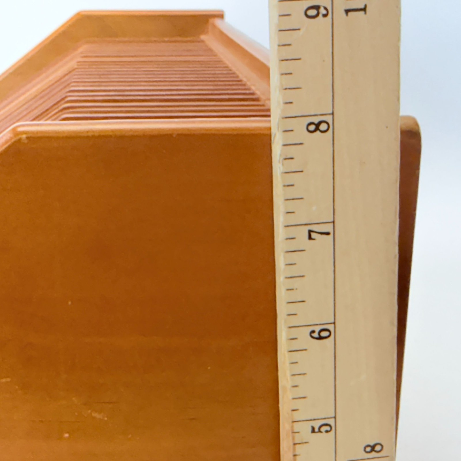 Vintage Wooden Bill Organizer 31 Slots Desk Mail Sorter Drawer