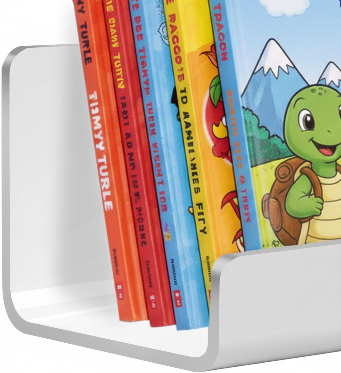 2 Pack Magnetic Book Shelf for Whiteboard – 17 Inch Reusable Acrylic Magnetic Sh