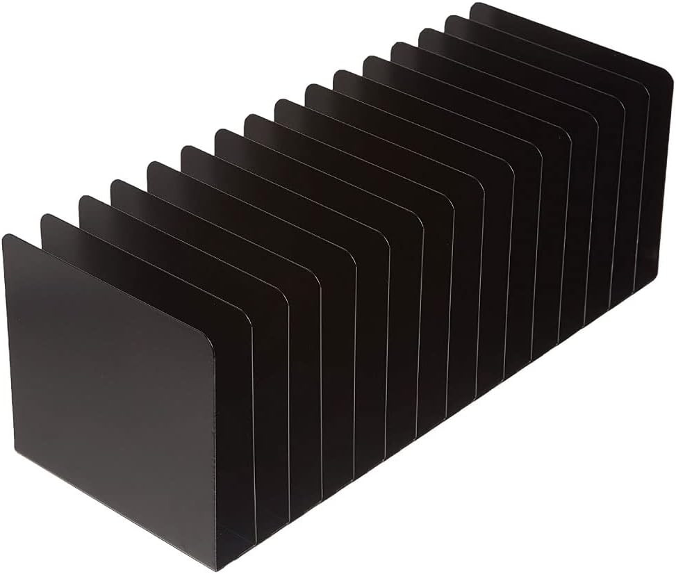 STEELMASTER Desk File Organizer | 15 Compartments | Scratch & Chip-Resistant Fin