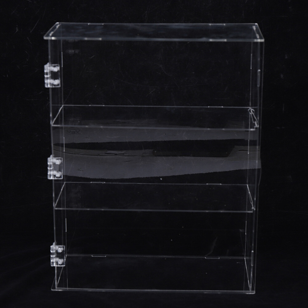 3-Tier Acrylic Display Shelf, High Transparency and Smooth Edges