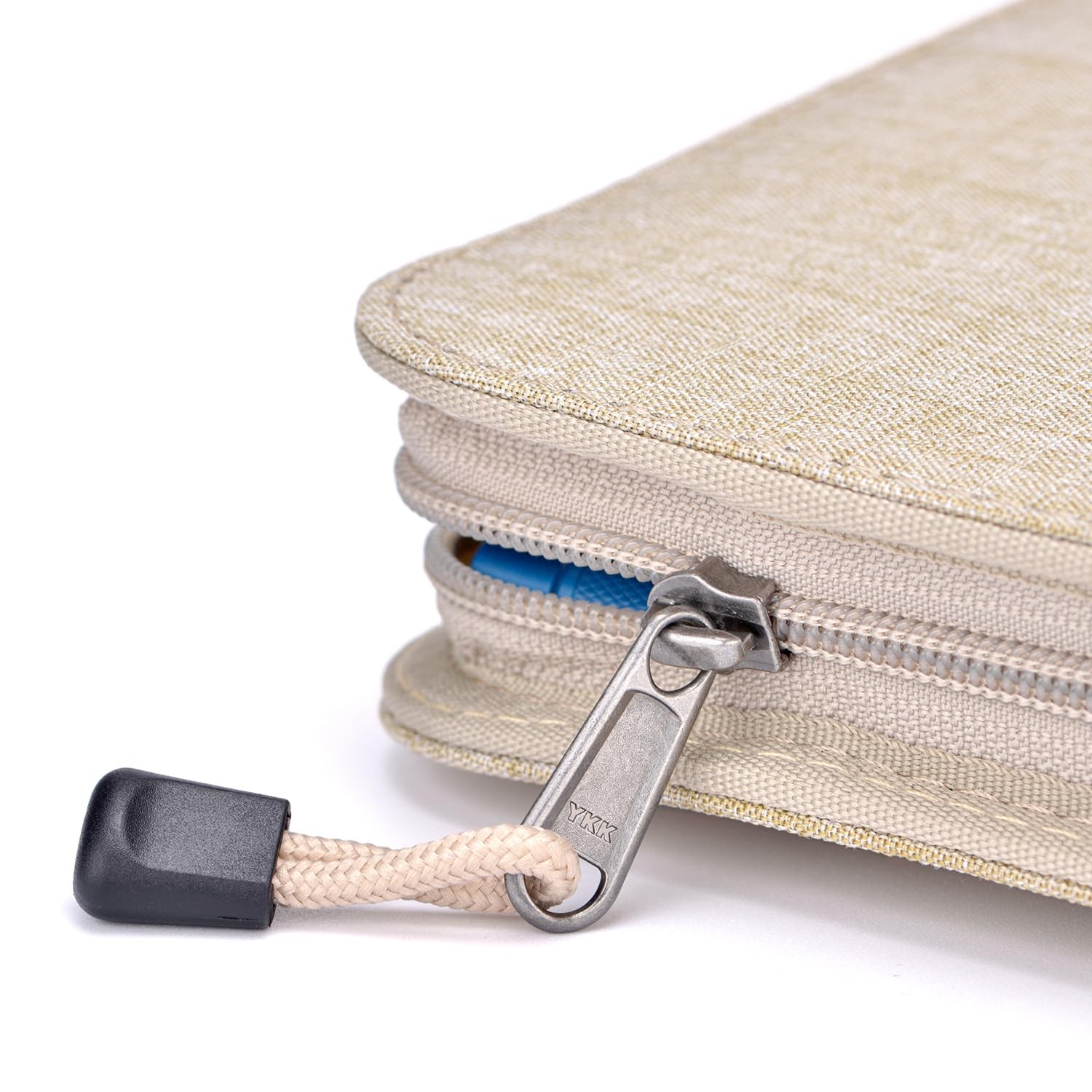 48 Fountain Pen Case Tan Organizer Bag, Waterproof Canvas Pen Display Holder …