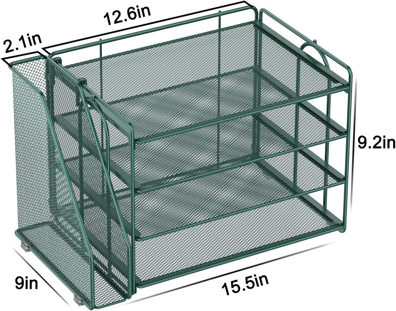 Paper Organizer, Desk Organizers and Accessories for Desk with File Organizer, D