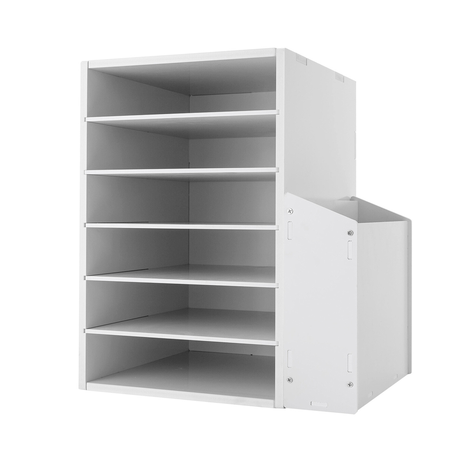 File Organizer PVC Board Letter Desktop Document Folder Office Tray Holder 6Tier