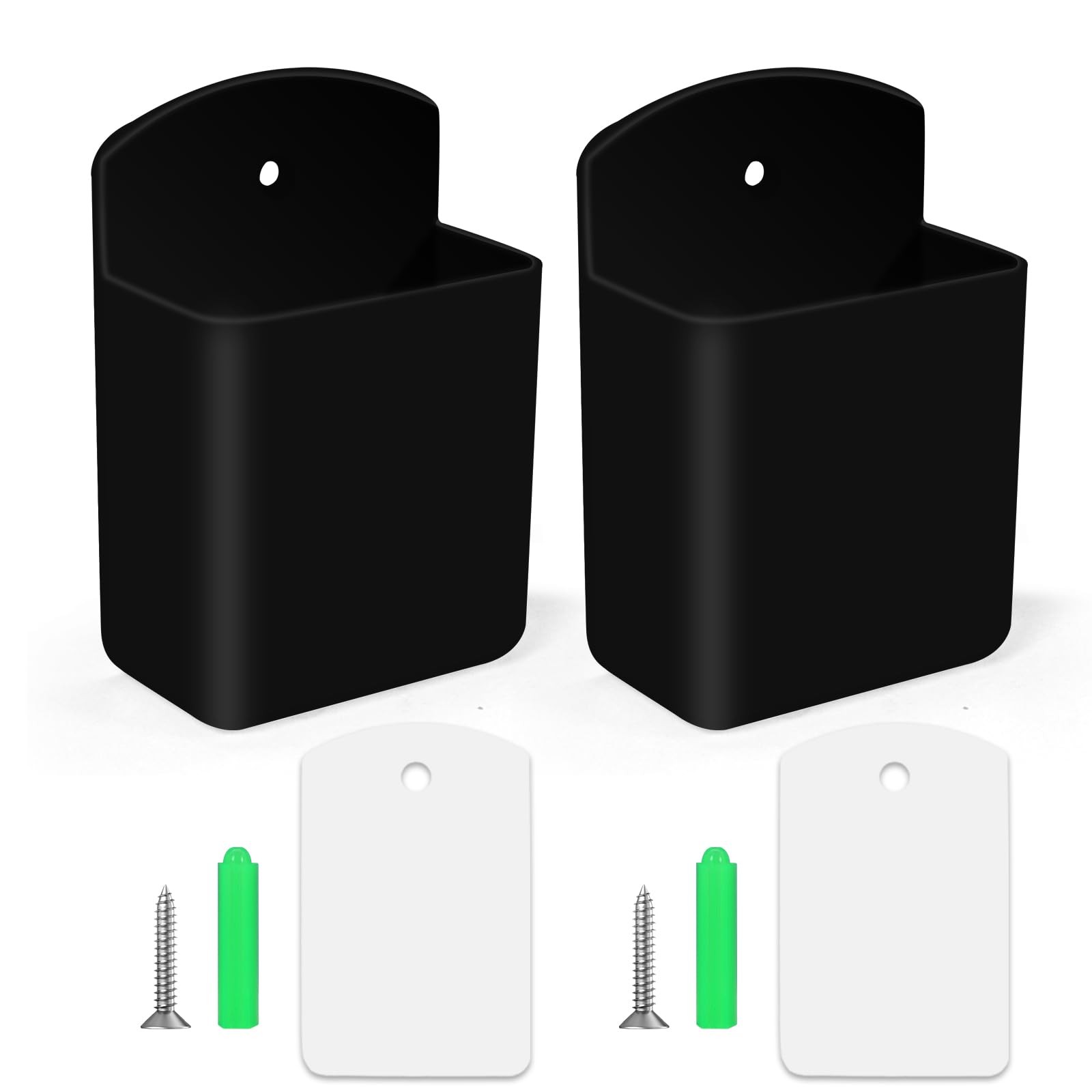 2 PCS Self Adhesive Remote Holder Wall Mount Control Holders Small Wall Mount…