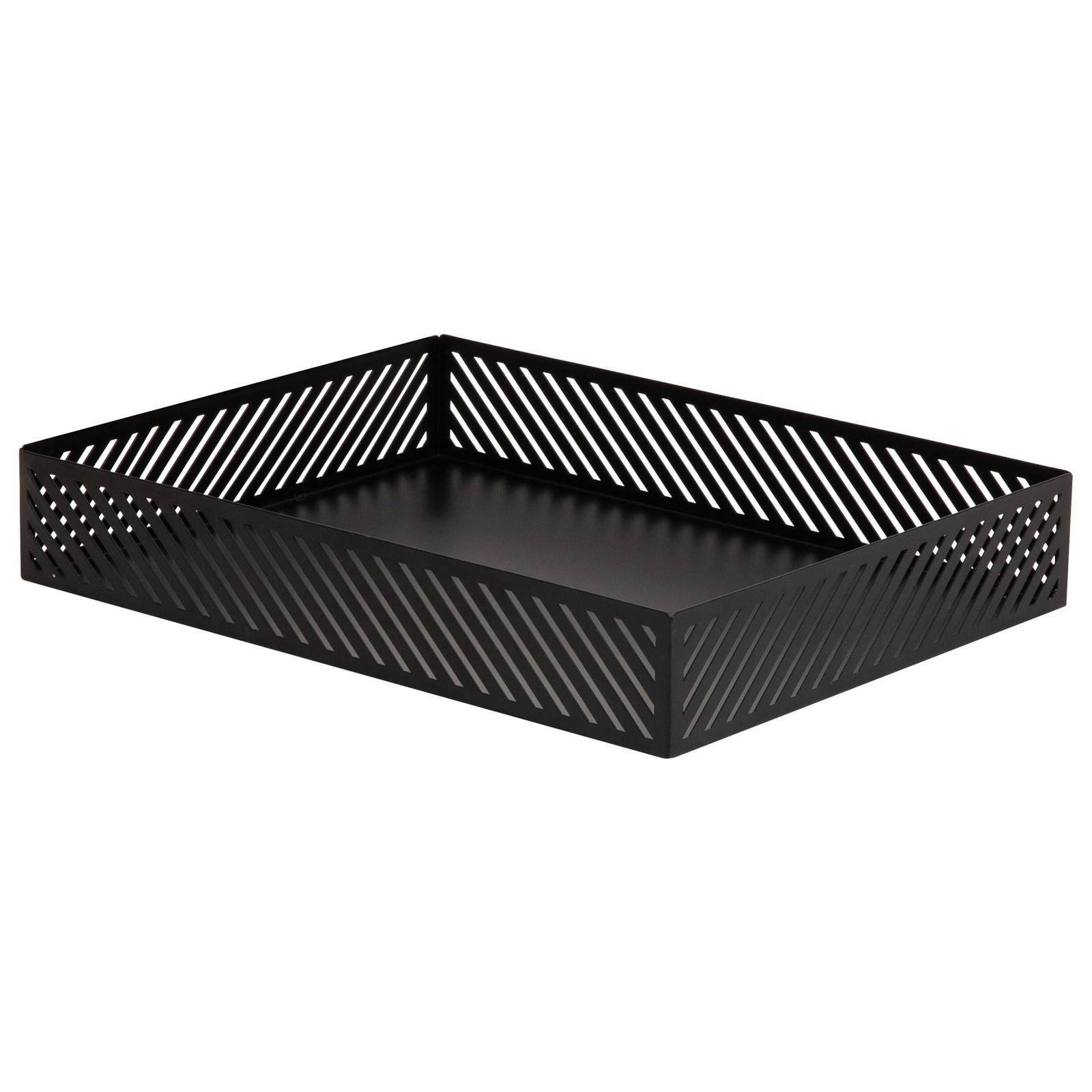 Mind Reader Metal Letter Size Paper Tray, Desktop Document Organizer with Non…