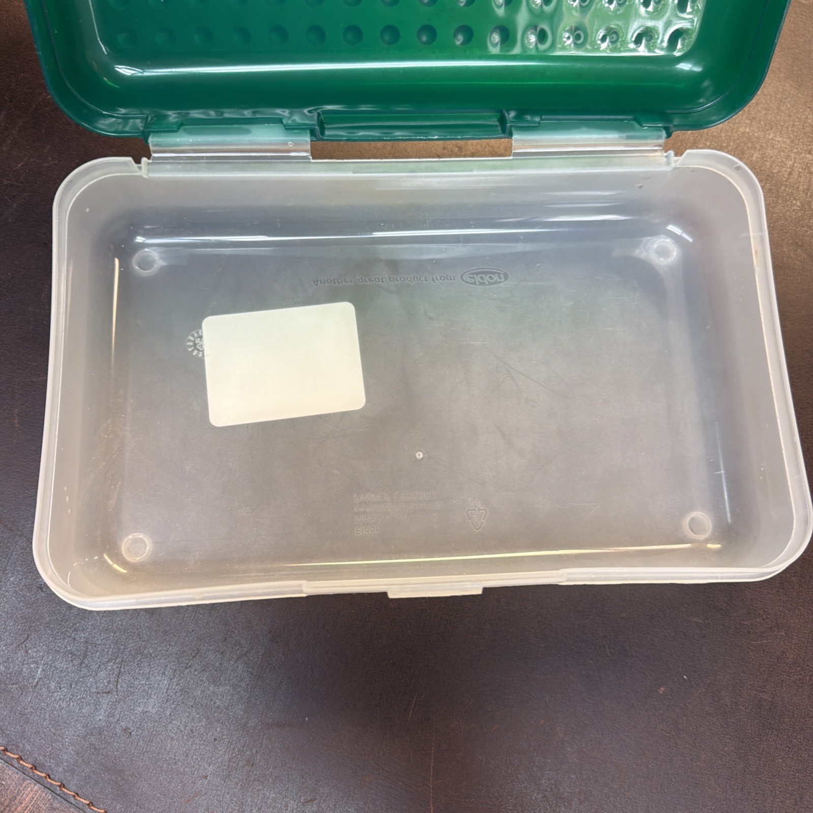SpaceMaker 8.5×5.5×2.5 | Eldon Office | Green Storage Box Organizer Pencil Case