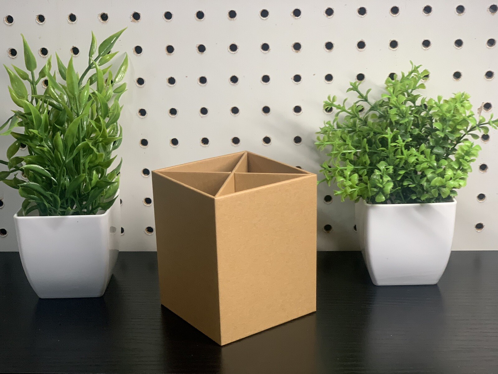 Eco-Friendly Paper Desk Organizer with Multi Compartments for Office/Home