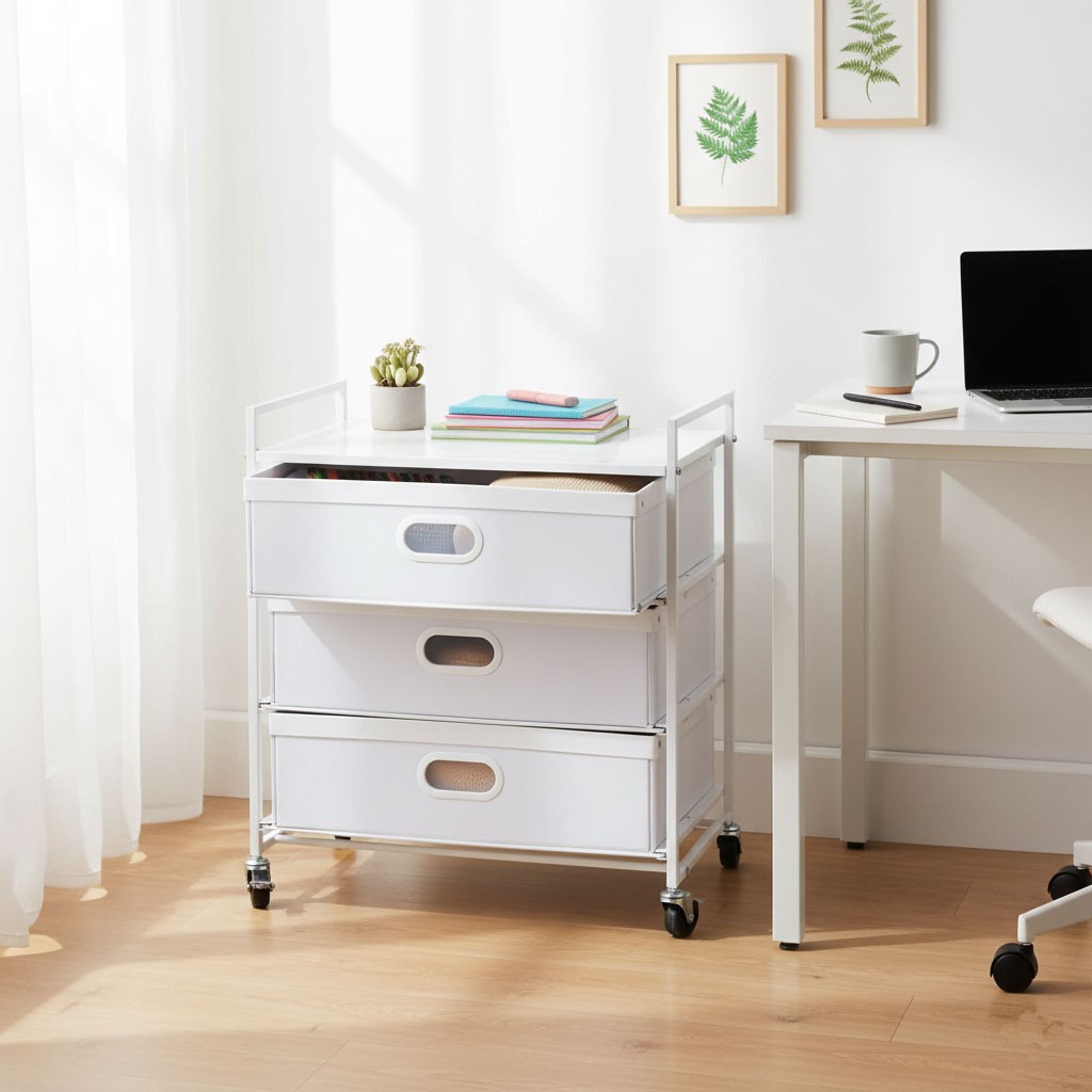 3 Drawer Cart on Wheels – Brightroom