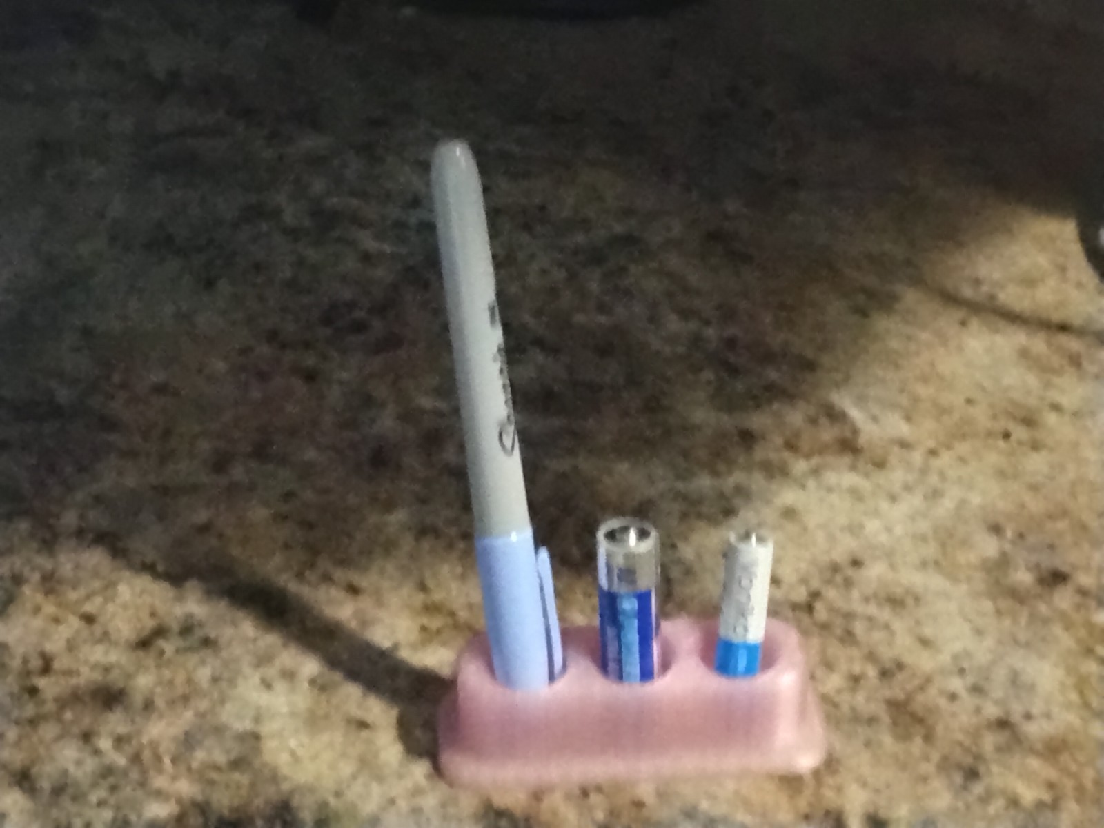 3D Printed Ruby Desktop Pen/Pencil/Scissors/Superglue Holder/Stand/Organizer