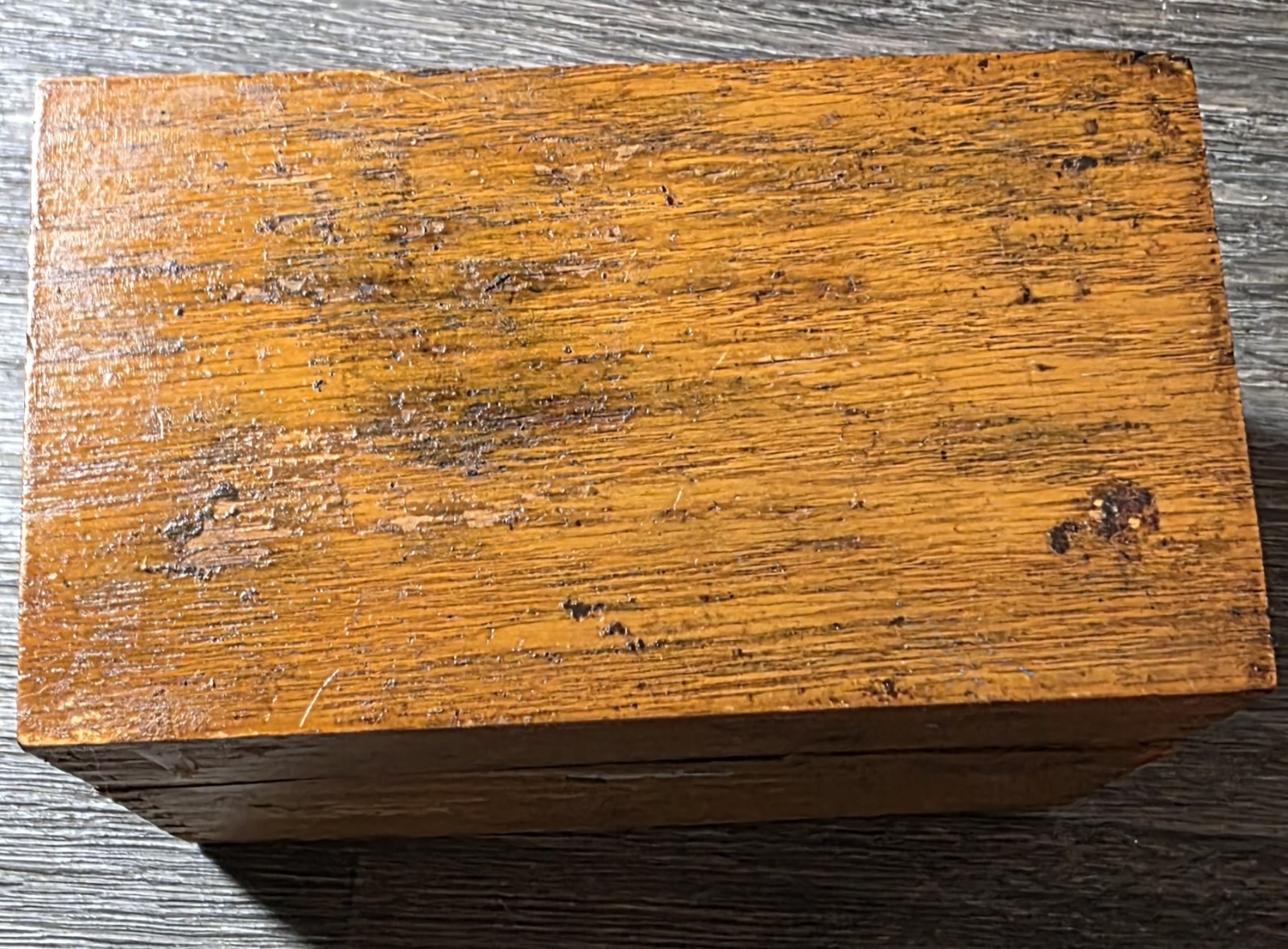 Vintage Globe Wernicke Oak Wood File Recipe Box No 83-C Dovetailed Corners