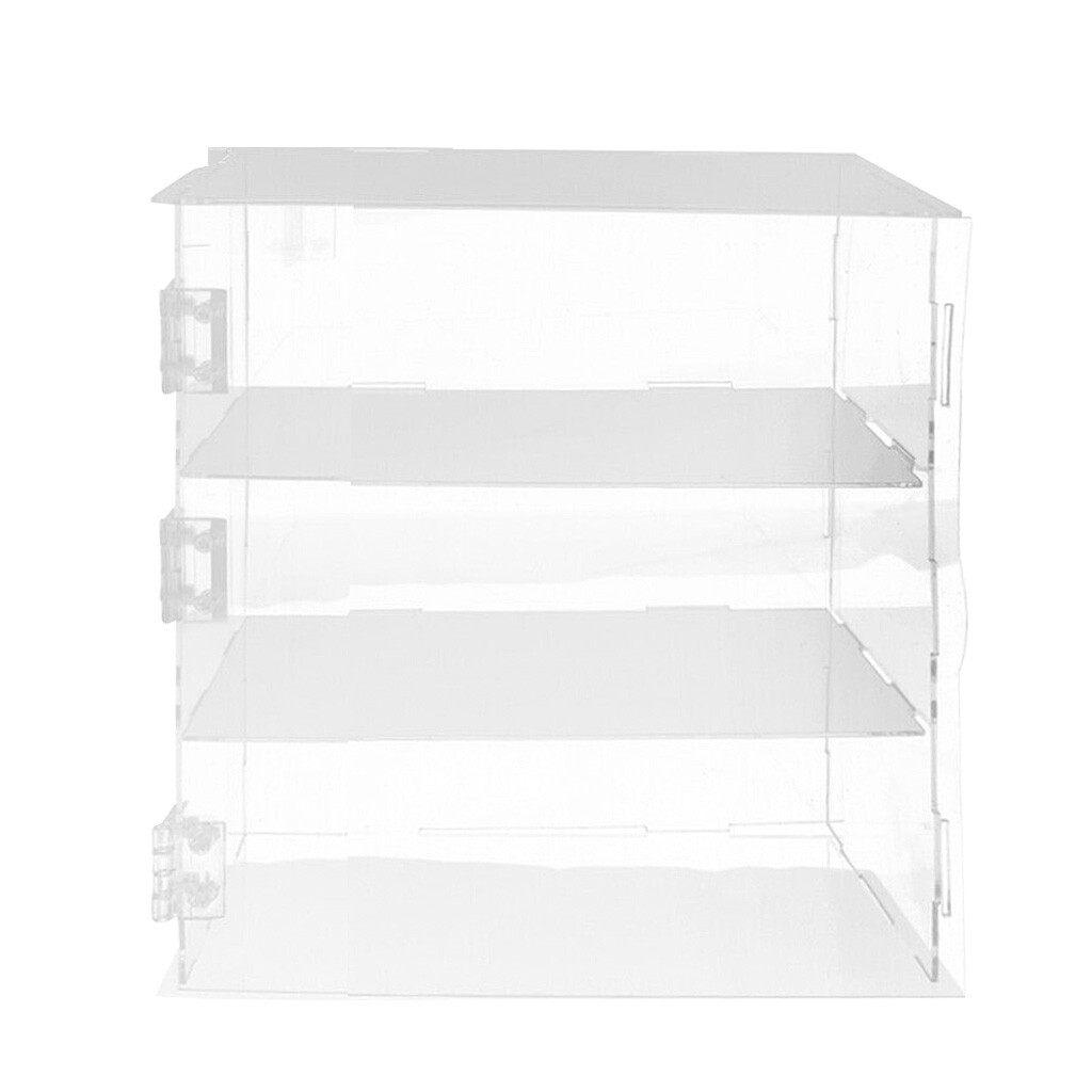 3-Tier Acrylic Display Shelf, High Transparency and Smooth Edges