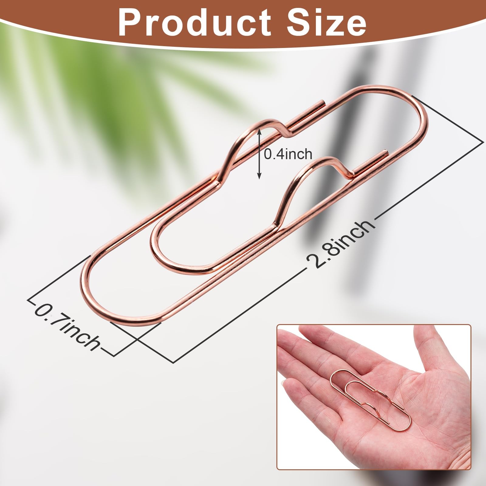 24 Pack Pen Holder for Notebook, Multi-Purpose Metal Paper Clip Pencil Holder…
