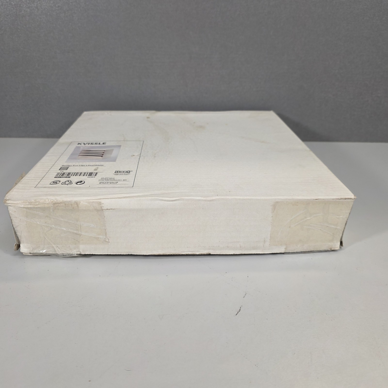IKEA KVISSLE White Filing Letter Paper Organizer Desk Tray 701.980.31 NEW NIB