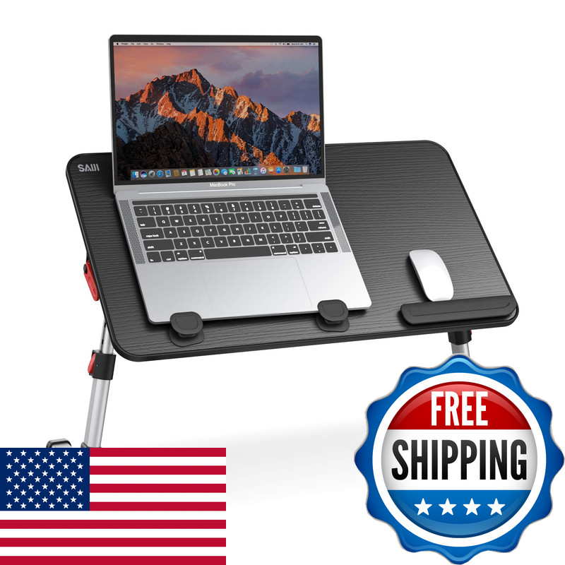 Laptop Desk Table Saiji Adjustable Laptop Stand Portable Lap Desks Foldable