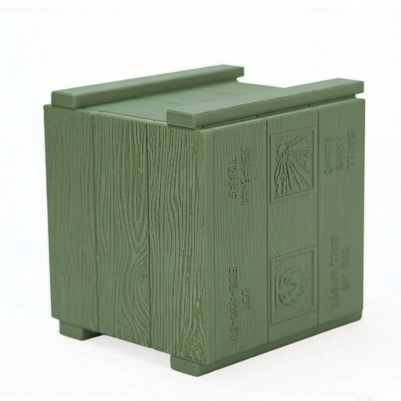 Ammunition Box Pen Holder Military-Themed Enthusiasts Office Desk Organizer Gift