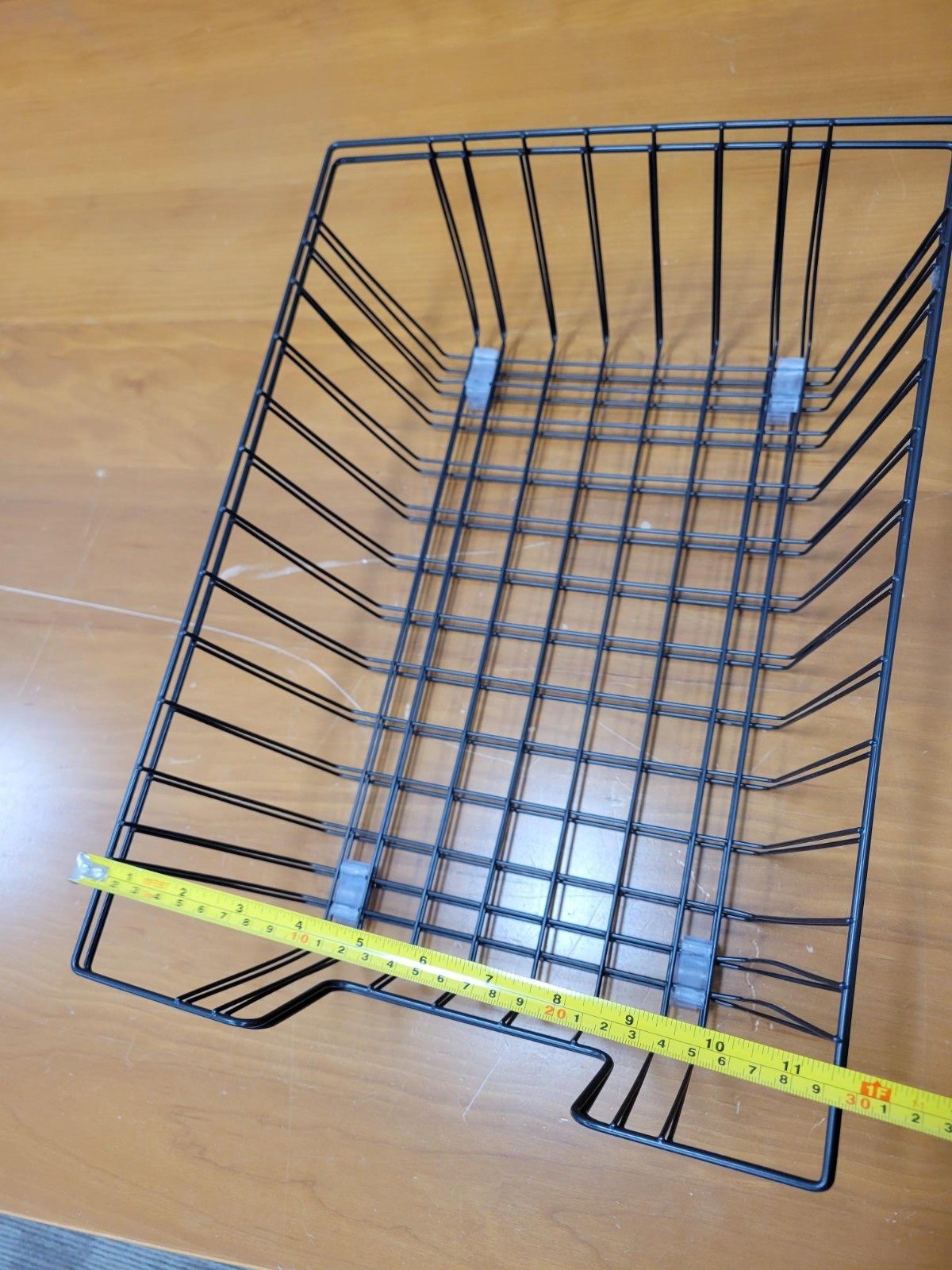 Workstation Legal Size Desk Tray Organizer, Wire, Black (Price for 2)