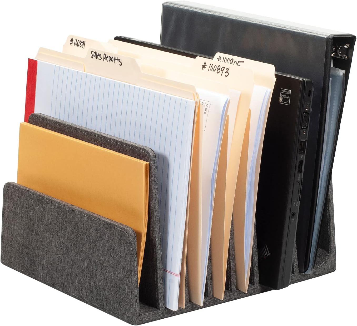 Mobilevision Executive Dark Gray Device Organizer for Smartphones, Tablets and L
