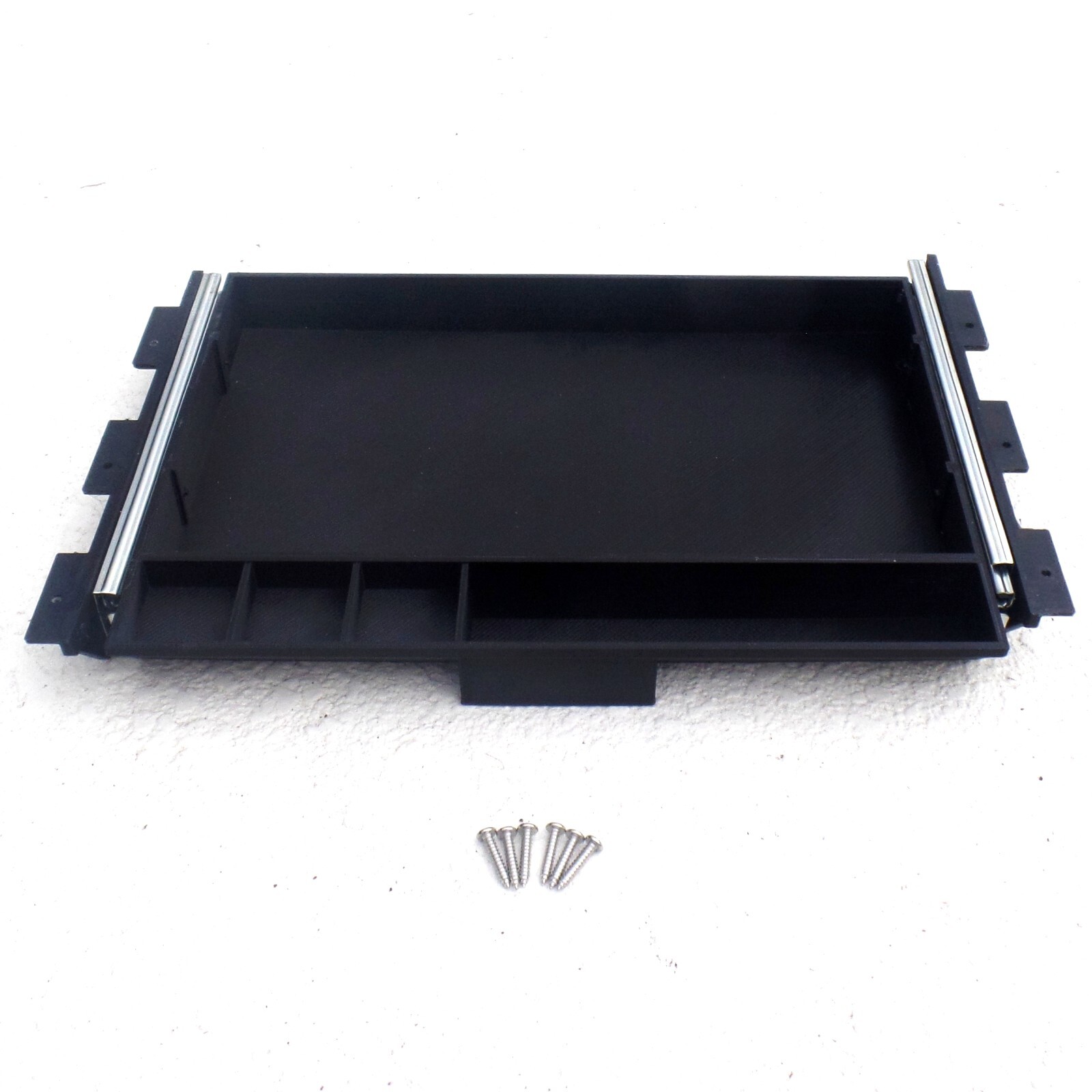 Large Under Desk Pencil Drawer with Ball bearing Guides Tray Organizer Slides