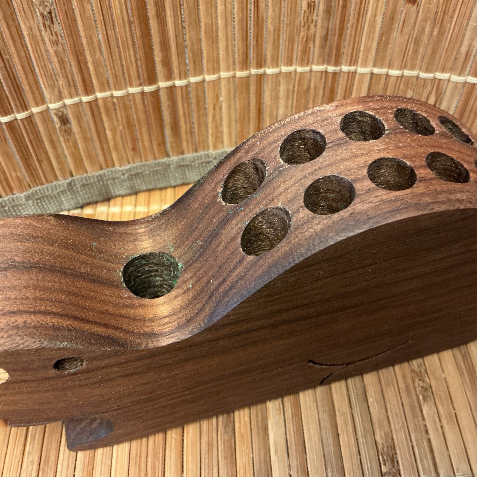 Wooden Beaver pencil Holder Desk Organizer Handmade