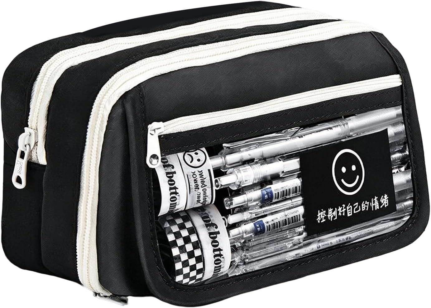 Large Capacity Desk Organizer, Multi-Functional Pencil Case Pen Holder,Pencil Po