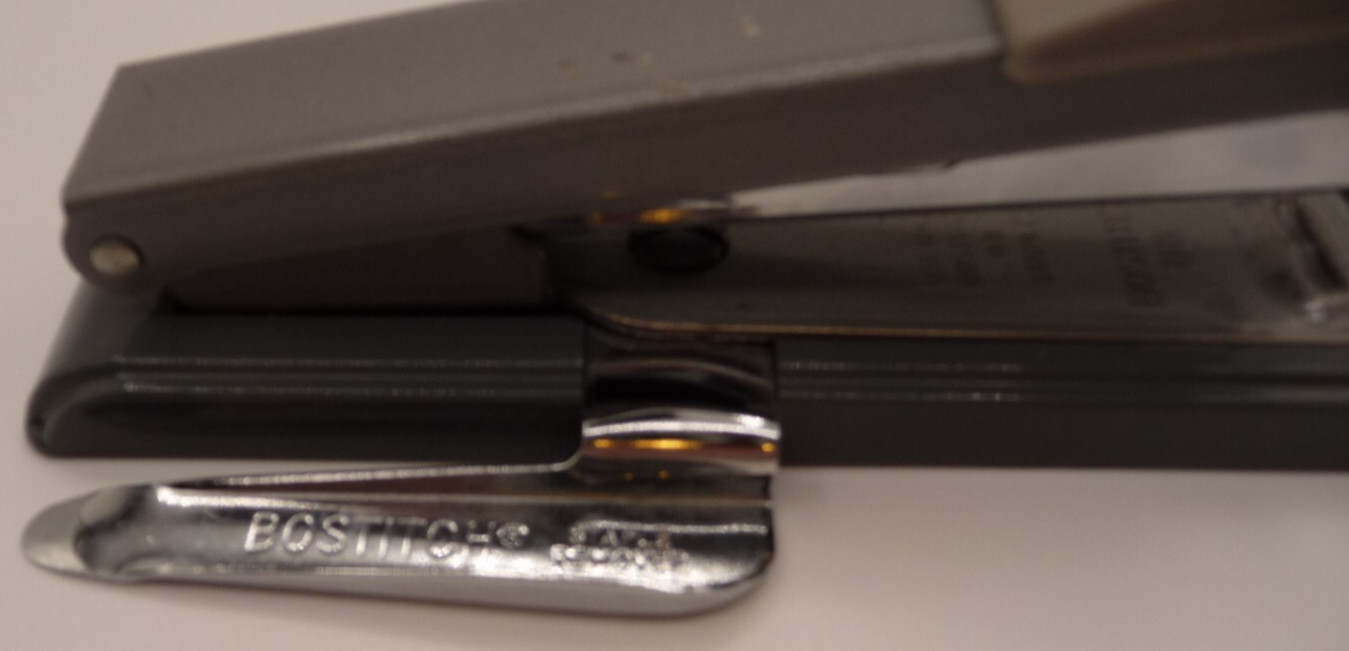 VTG Bostitch B8 Stapler With Stapler Remover Grey 5 1/2 Inch Desktop Office