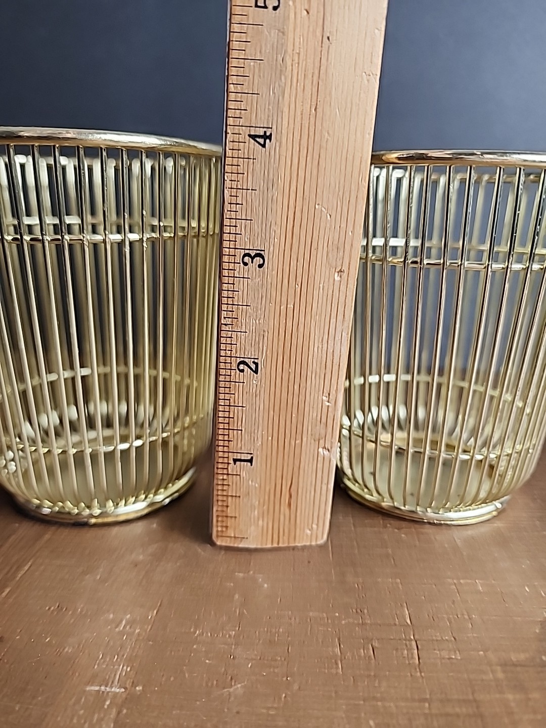 Threshold Pencil Cup Gold (from Target) Lot of 2