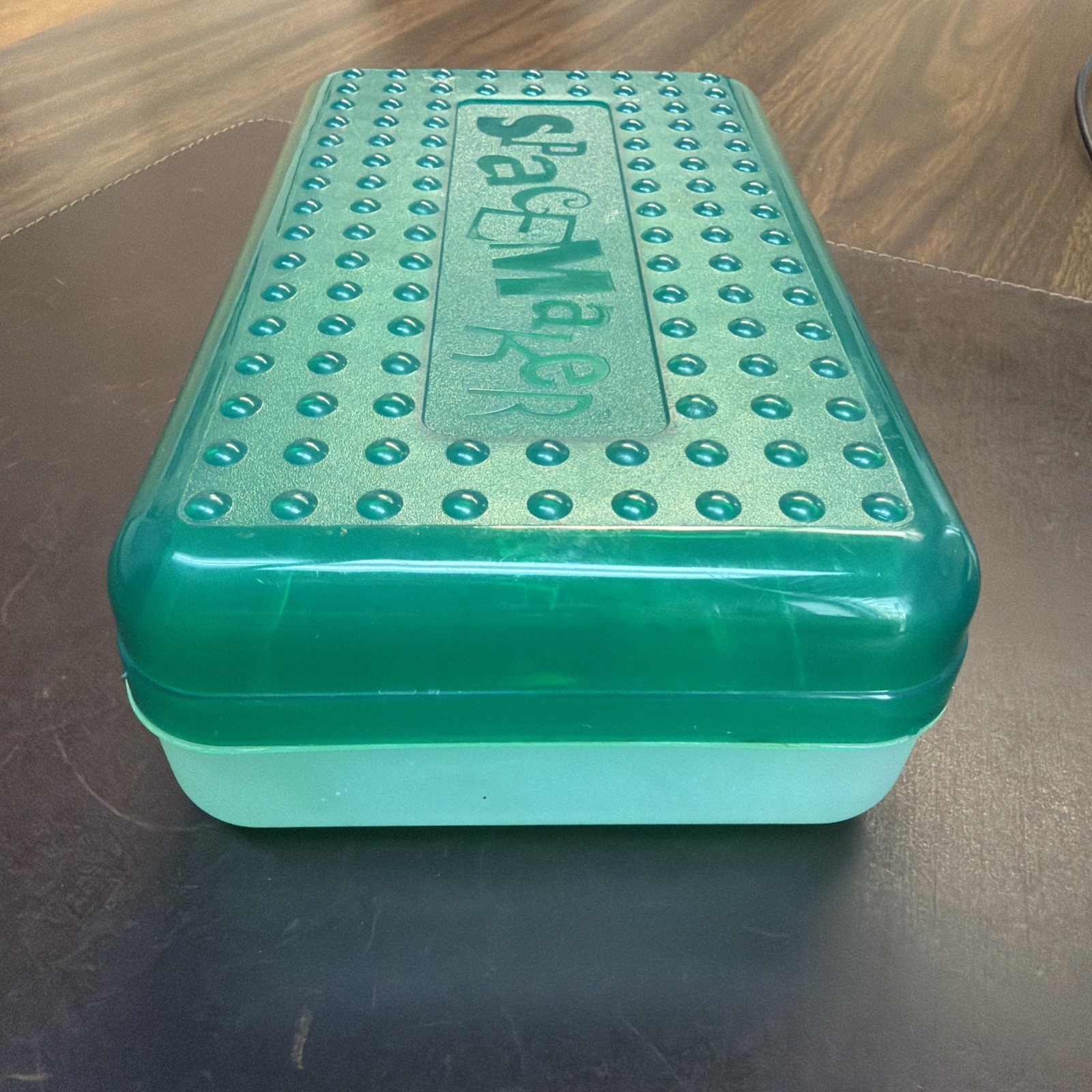 SpaceMaker 8.5×5.5×2.5 | Eldon Office | Green Storage Box Organizer Pencil Case